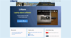 Desktop Screenshot of lalarm.com